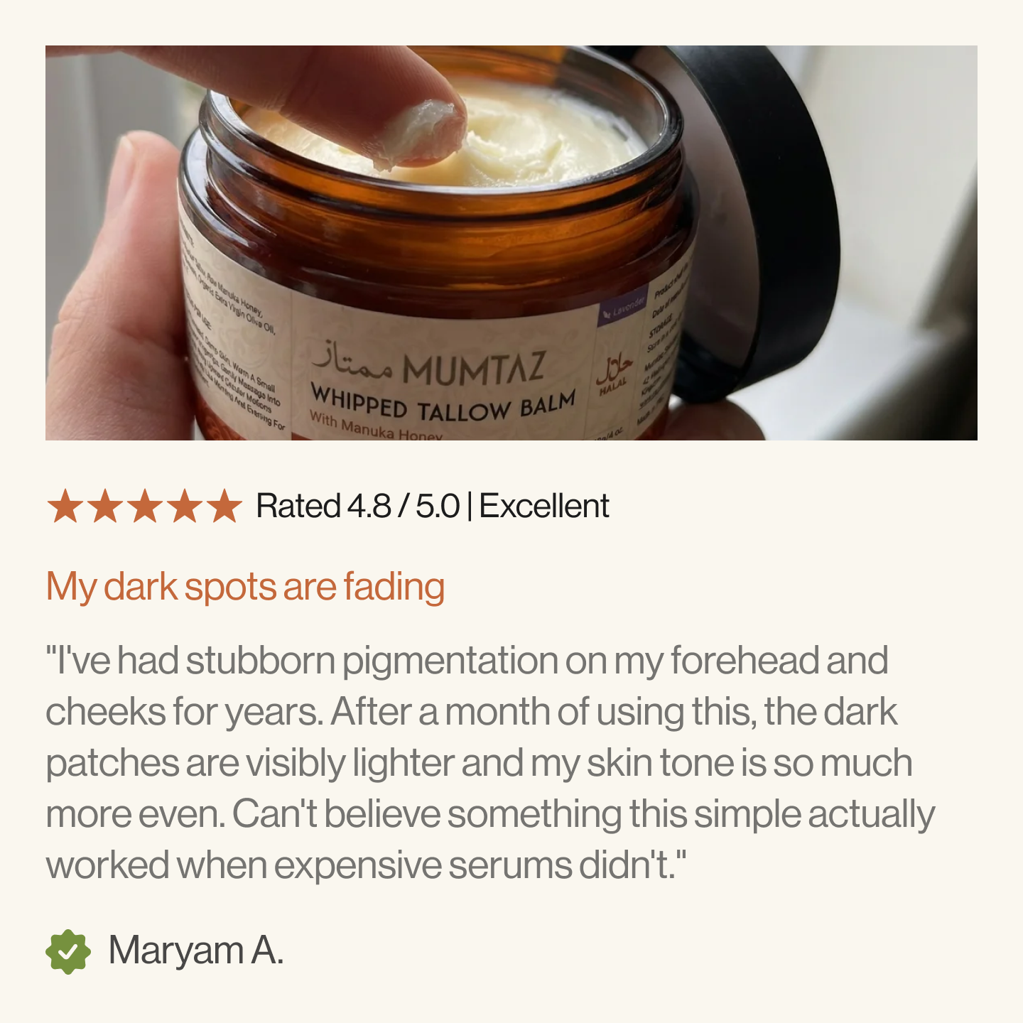 Whipped Tallow Balm